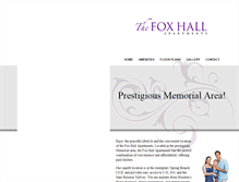 Tablet Screenshot of foxhallapt.com